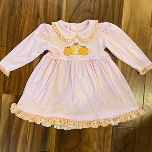 2T Magnolia Baby Pima Pumpkin Dress